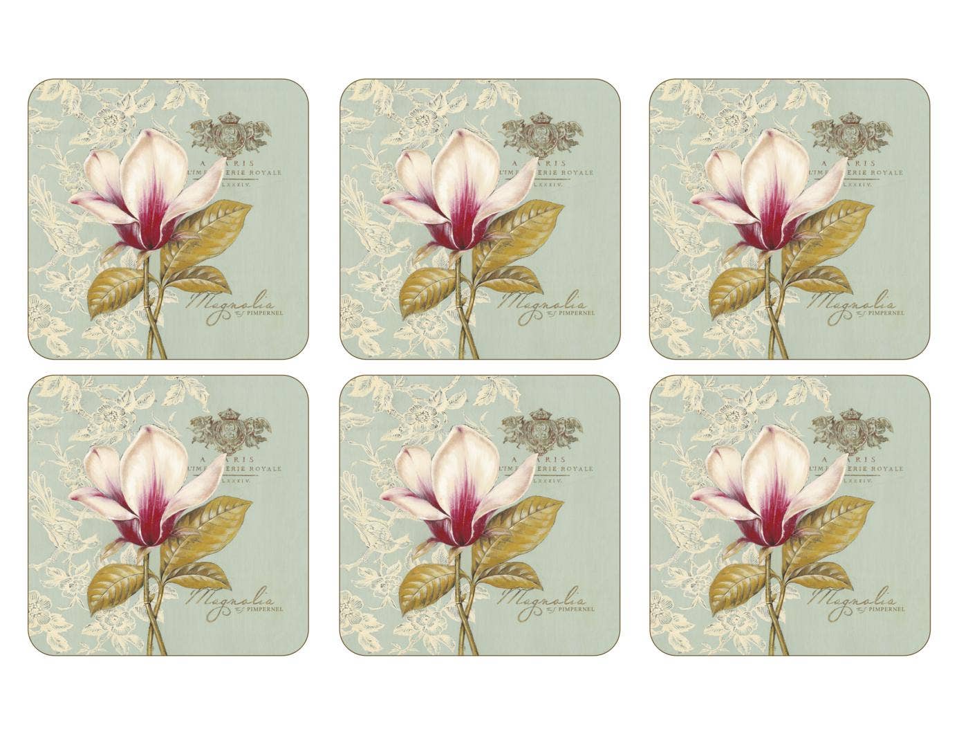 Pimpernel Vintage Toile Coasters Set of 6