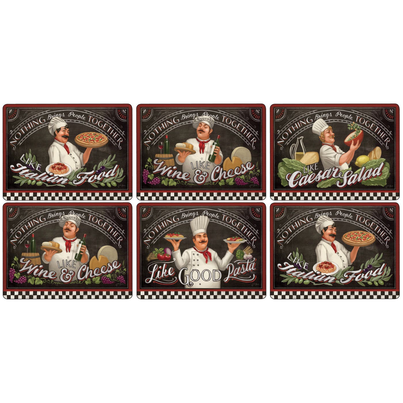 Pimpernel Chef's Specials Placemats Set of 6