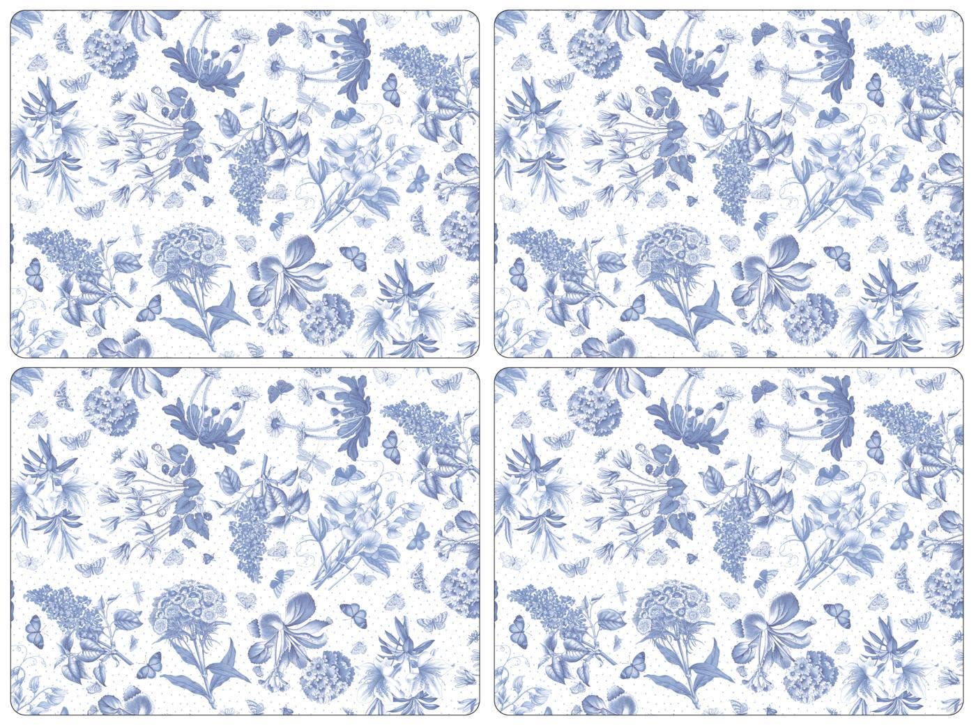 Pimpernel Botanic Blue Placemats Set of 4