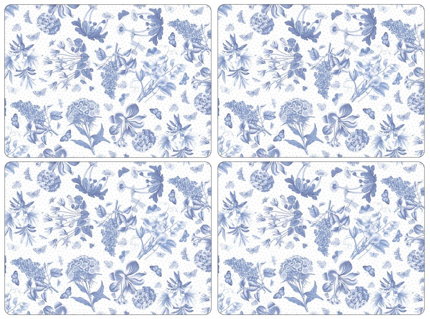 Pimpernel Botanic Blue Placemats Set of 4