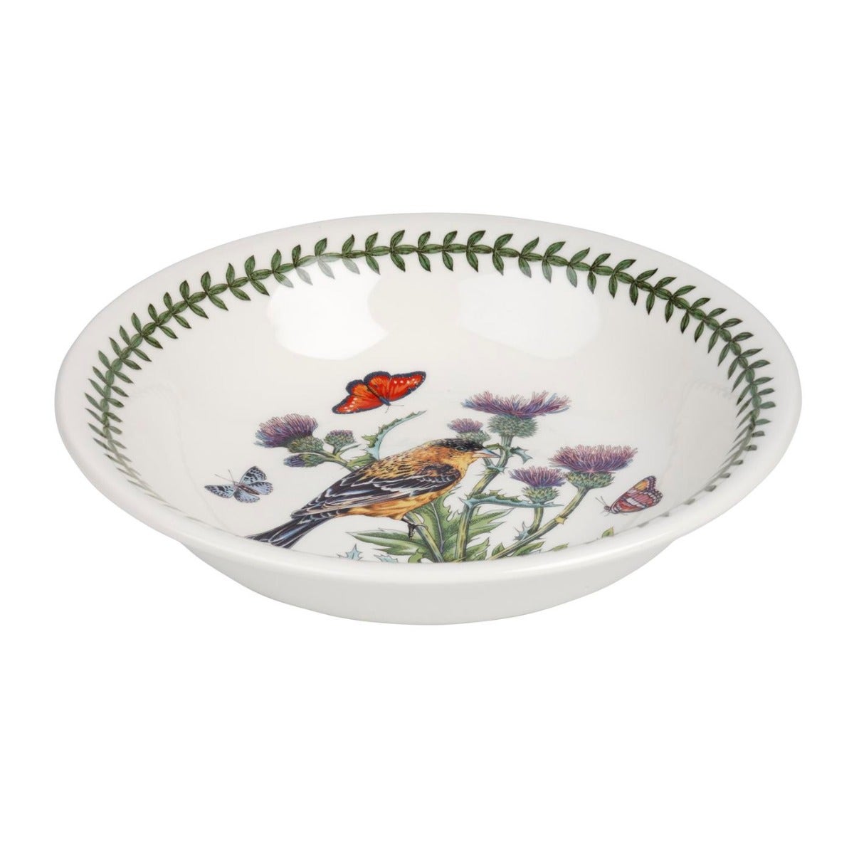 Seconds Portmeirion Botanic Birds Pasta Bowl - No Guarantee of Bird Design