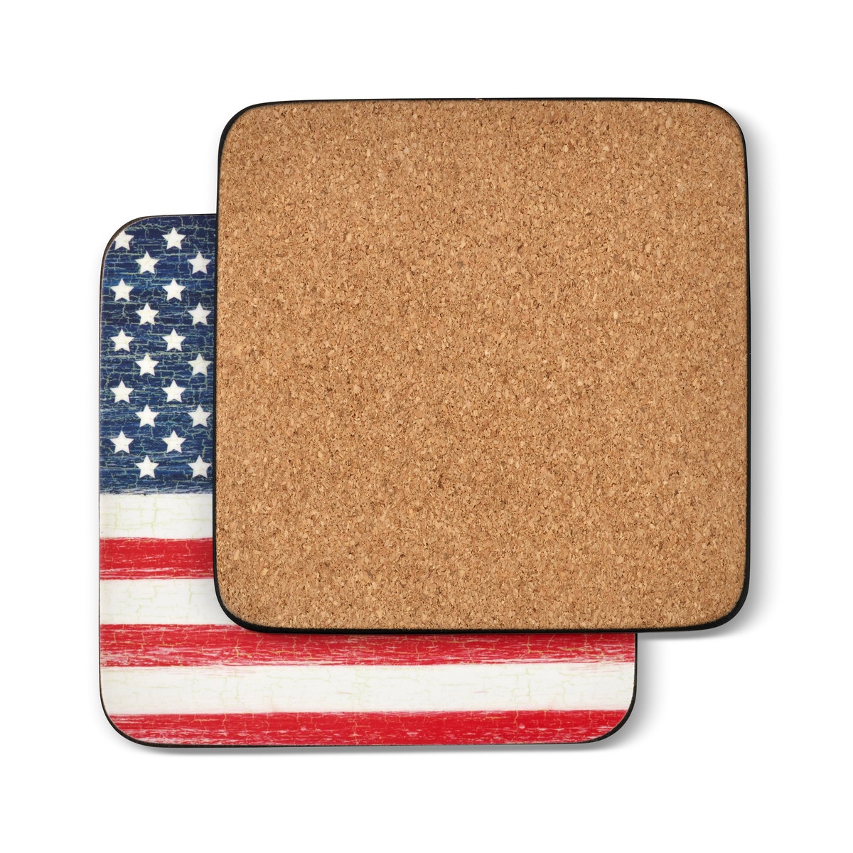 Pimpernel American Flag Set of 6 Coasters