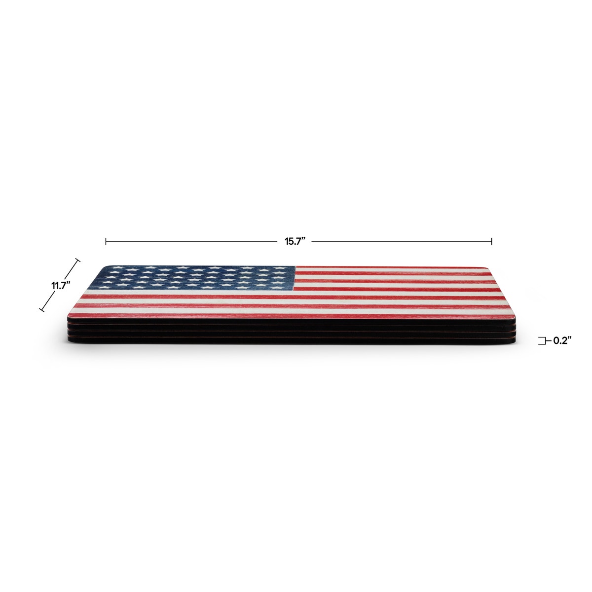 Pimpernel American Flag Placemats Set of 6