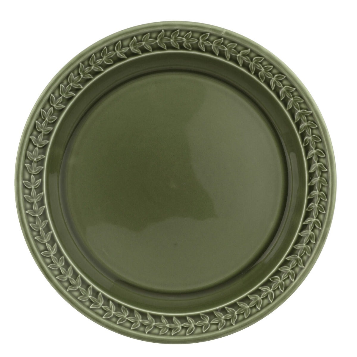 Seconds Portmeirion Botanic Garden Harmony  Forest Green 8 inch Plate