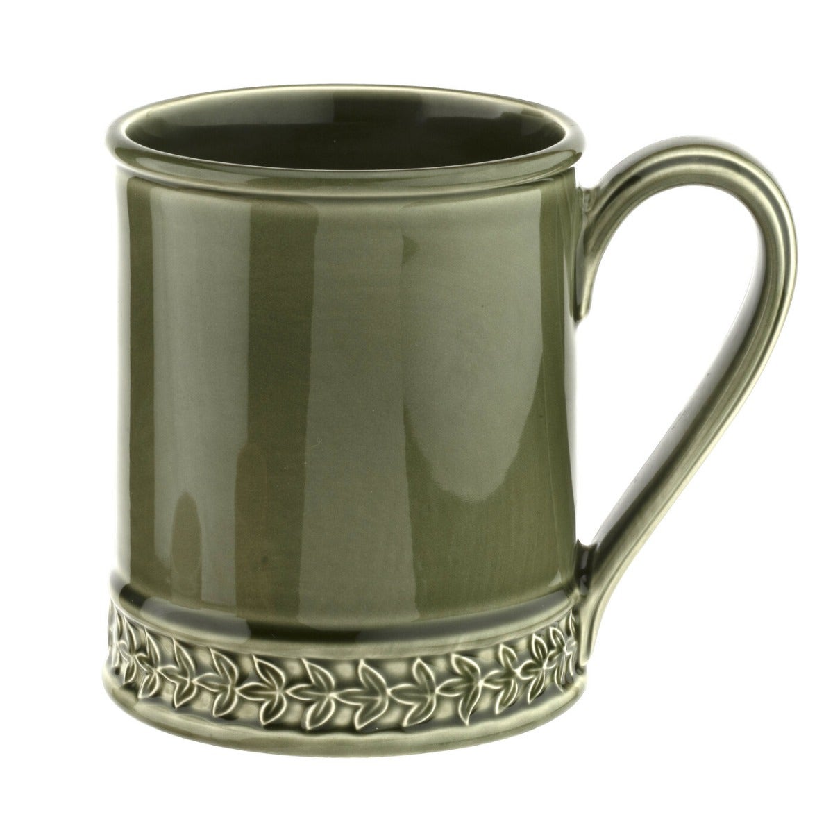 Seconds Portmeirion Botanic Garden Harmony Forest Green 16 oz Tankard 