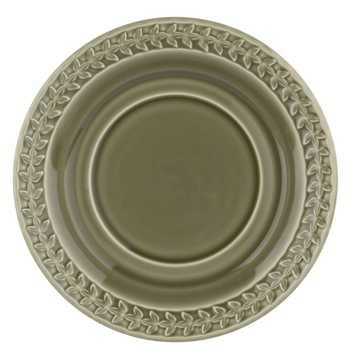 Seconds Portmeirion Botanic Garden Harmony Moss Green Breakfast Saucer 