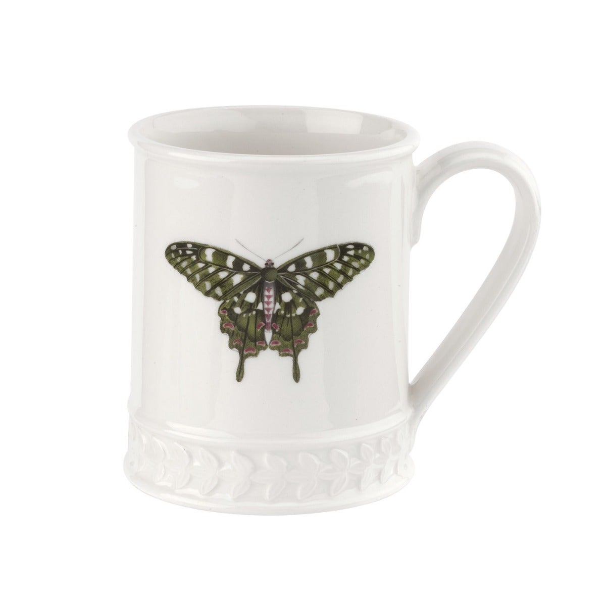 Botanic Garden Harmony Butterfly Mug, White