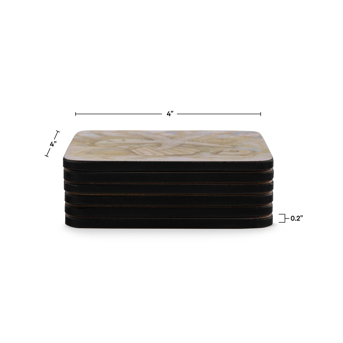 Pimpernel Beach Prize Coasters Set of 6