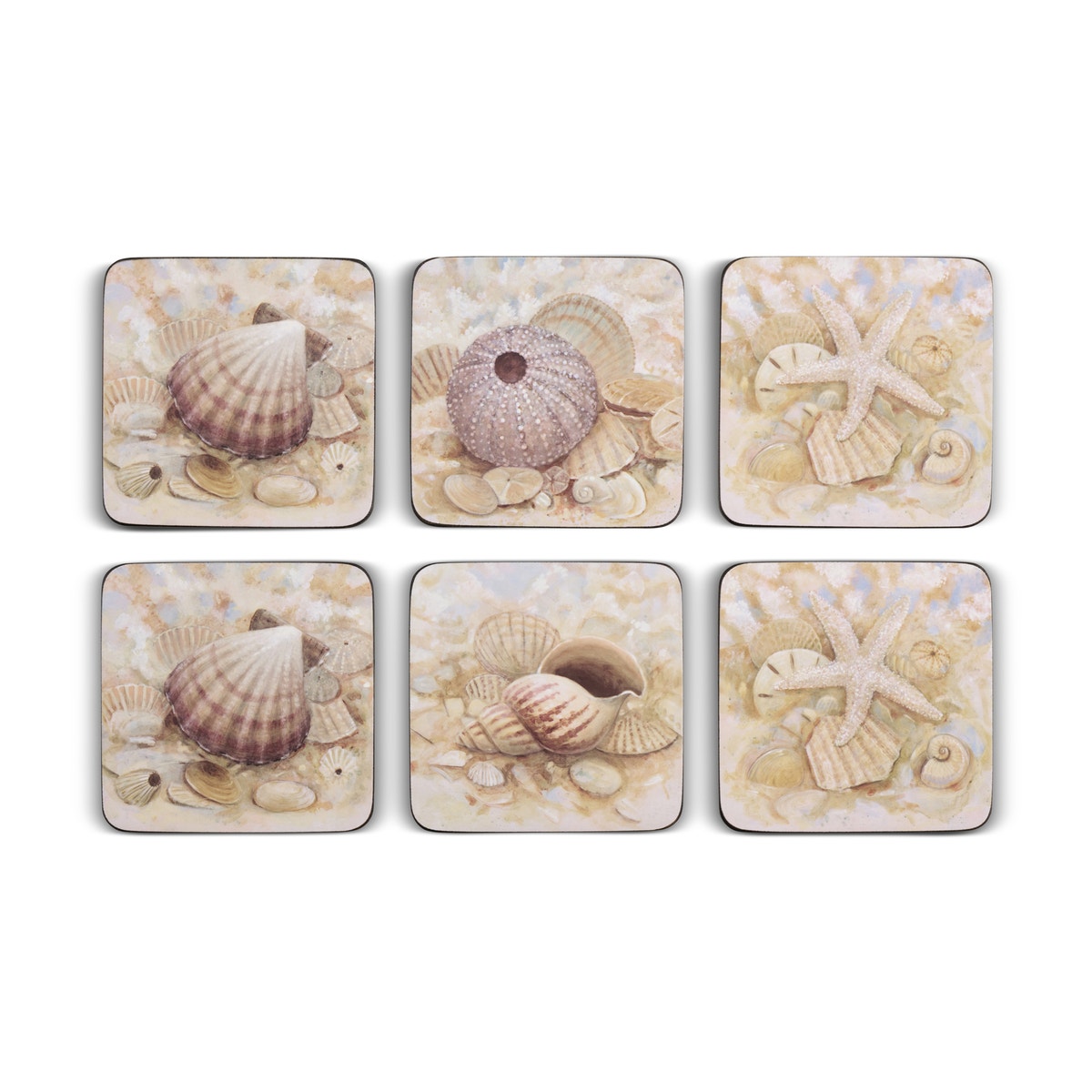 Pimpernel Beach Prize Coasters Set of 6