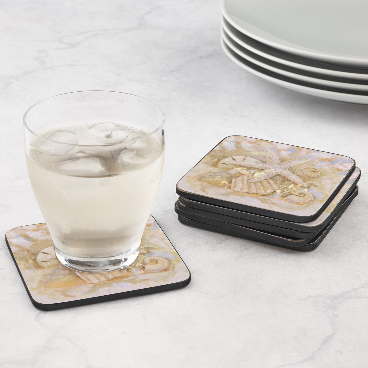 Pimpernel Beach Prize Coasters Set of 6
