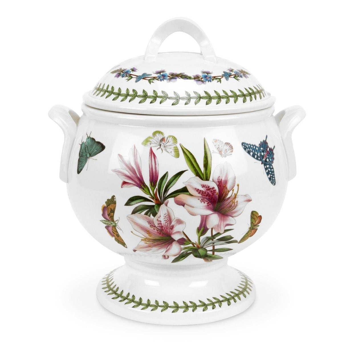 Seconds Portmeirion Botanic Garden Soup Tureen and Lid - No Guarantee of Flower Design