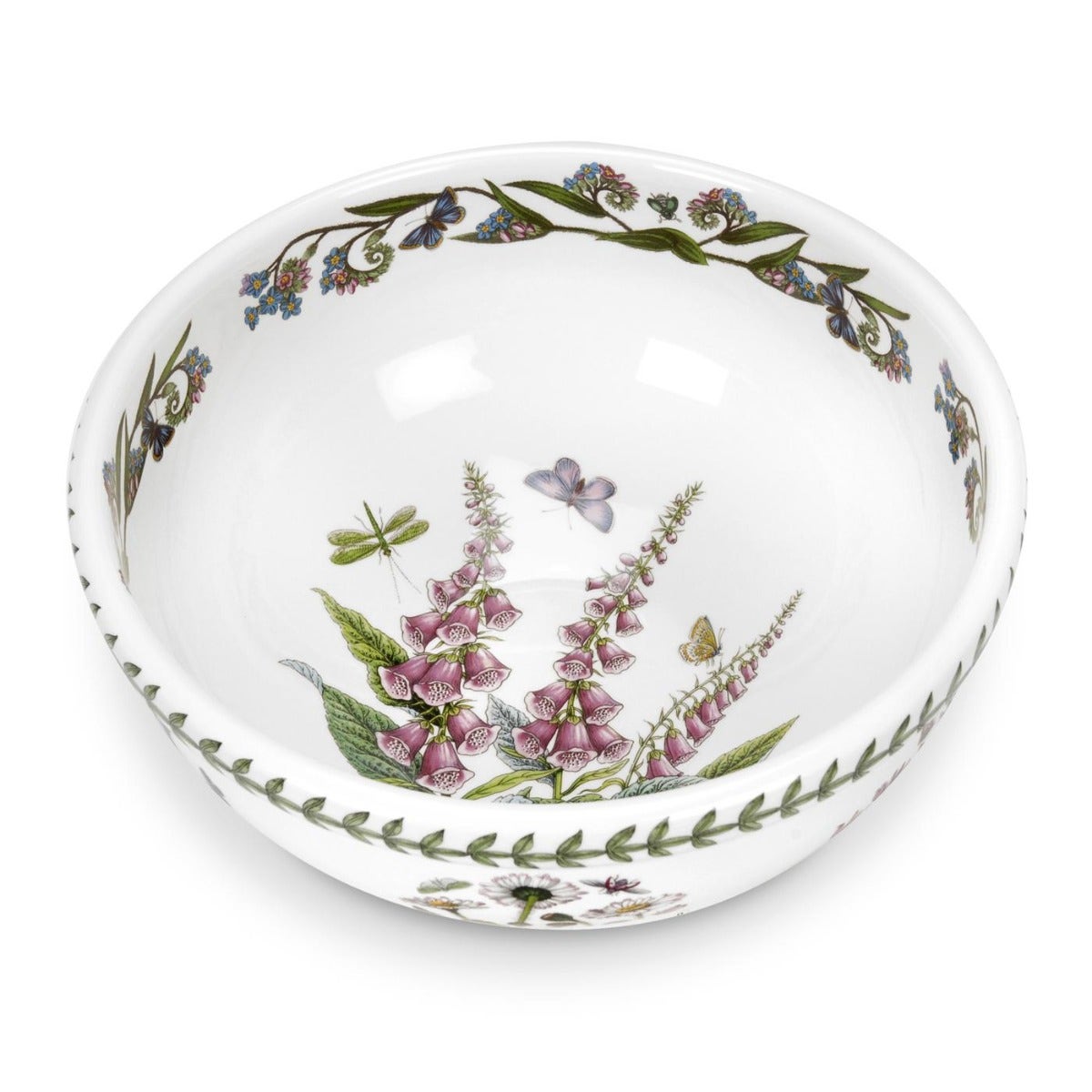 Seconds Portmeirion Botanic Garden 10 Inch Salad Bowl - No Guarantee of Flower Design