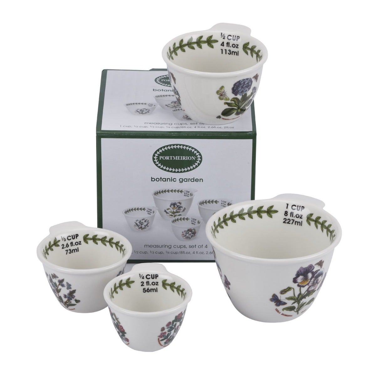 Portmeirion Botanic Garden Measuring Cups Set of 4