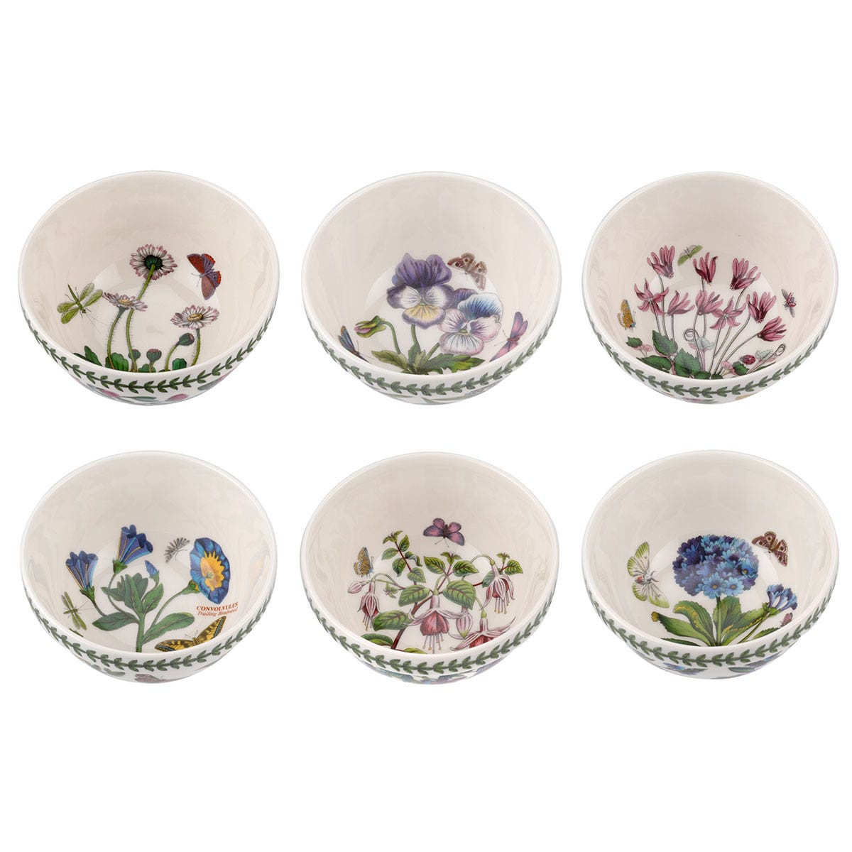 Botanic Garden Set of 6 Stacking Bowls, 14cm