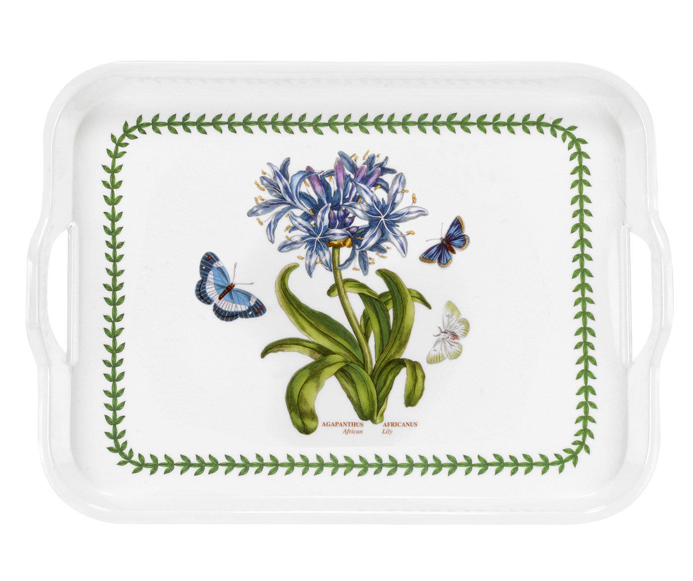 Pimpernel Botanic Garden Handled Serving Tray - African Lily