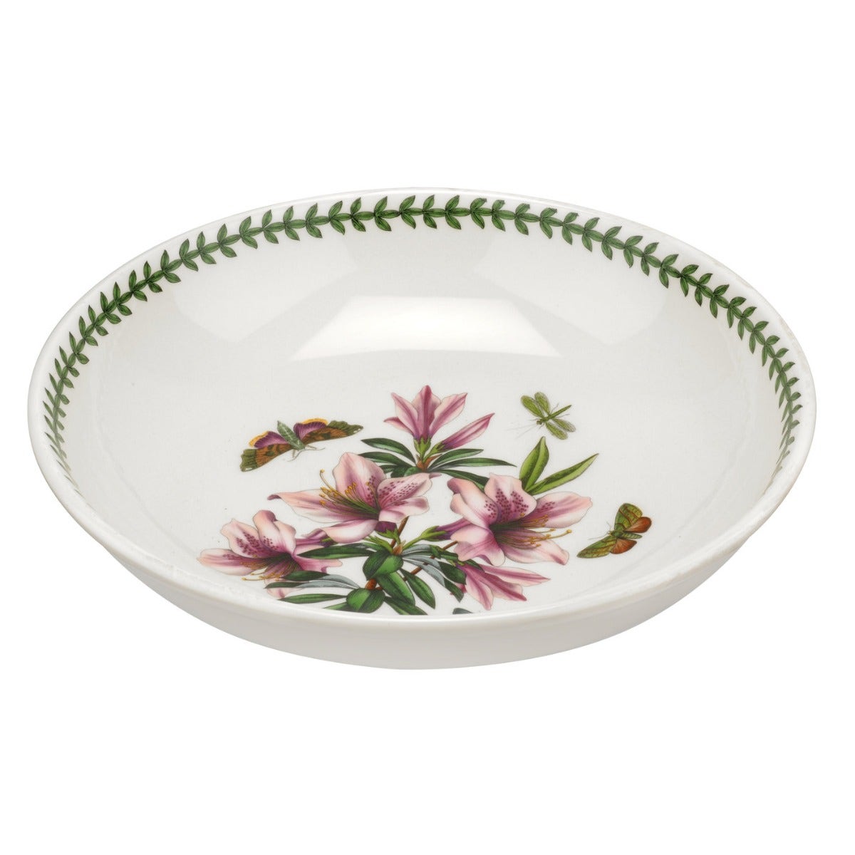 Seconds Portmeirion Botanic Garden 13 Inch Low Open Fruit Bowl - Azalea