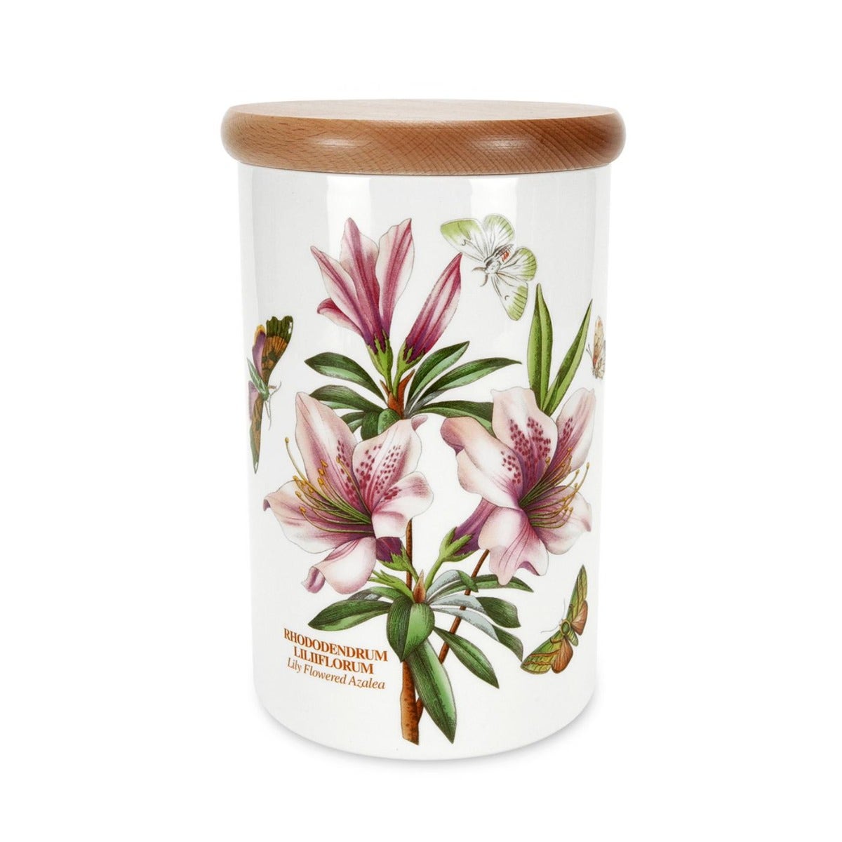 Seconds Portmeirion Botanic Garden 8 Inch Airtight Jar - Azalea