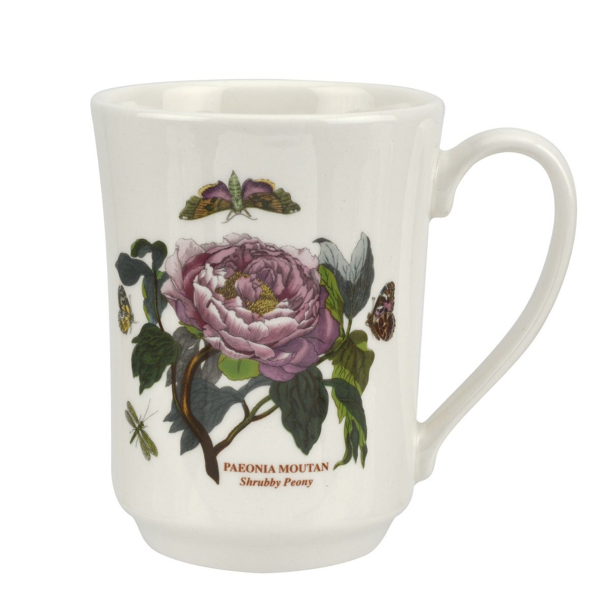 Seconds Portmeirion Botanic Garden Set of 6 Flared Tankard Mugs - No Guarantee of Flower Design