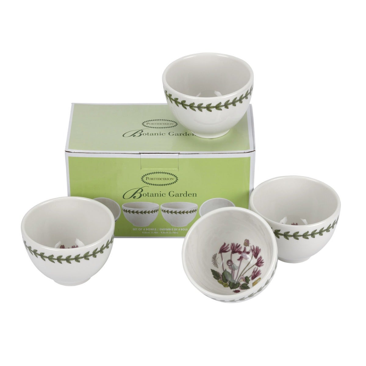 Portmeirion Botanic Garden 3.75 Inch Bowl Set of 4