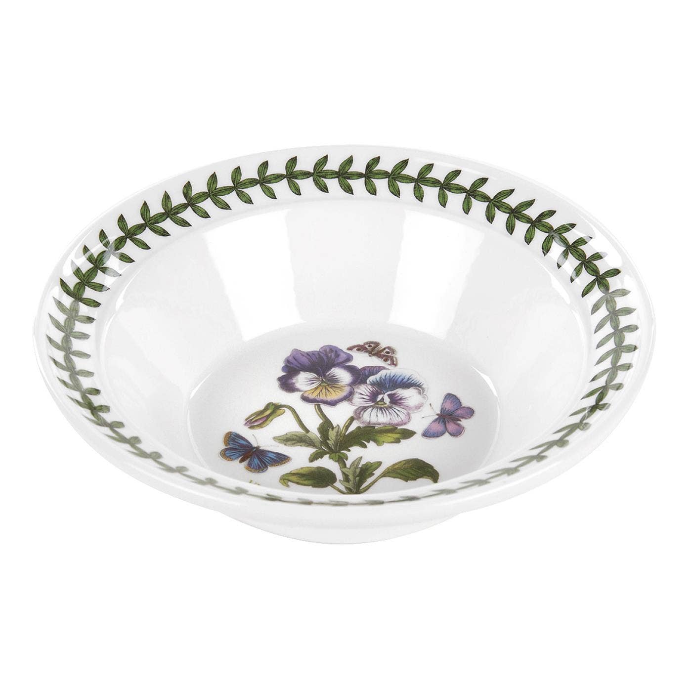 Seconds Portmeirion Botanic Garden 6 inch Oatmeal Bowl - Pansy