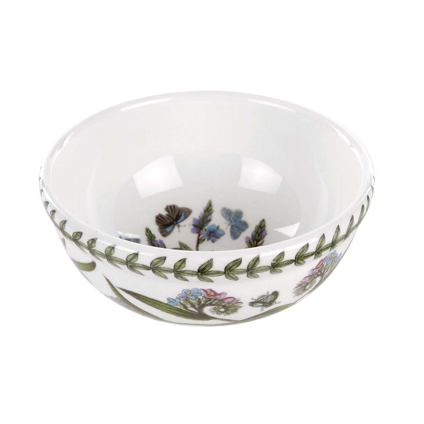 Seconds Portmeirion Botanic Garden Set Of 6 5 Inch Fruit Salad Bowls - Speedwell