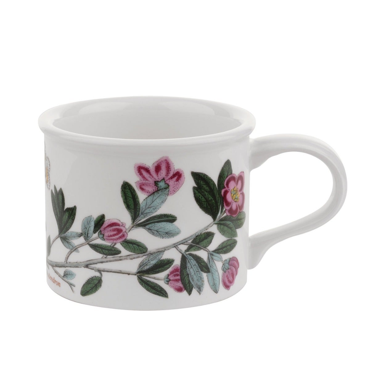 Seconds Portmeirion Botanic Garden Drum Shape Mocha Cup No Guarantee of Flower Design