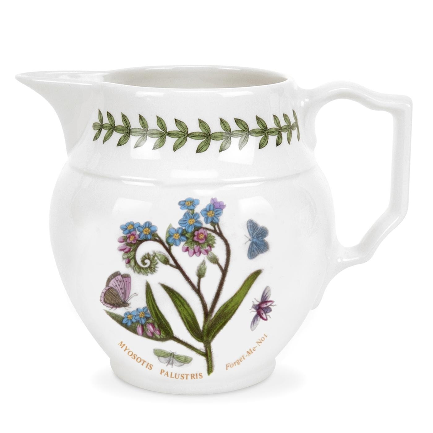 Seconds Portmeirion Botanic Garden 0.5 Pint Staffordshire Jug - Forget Me Not