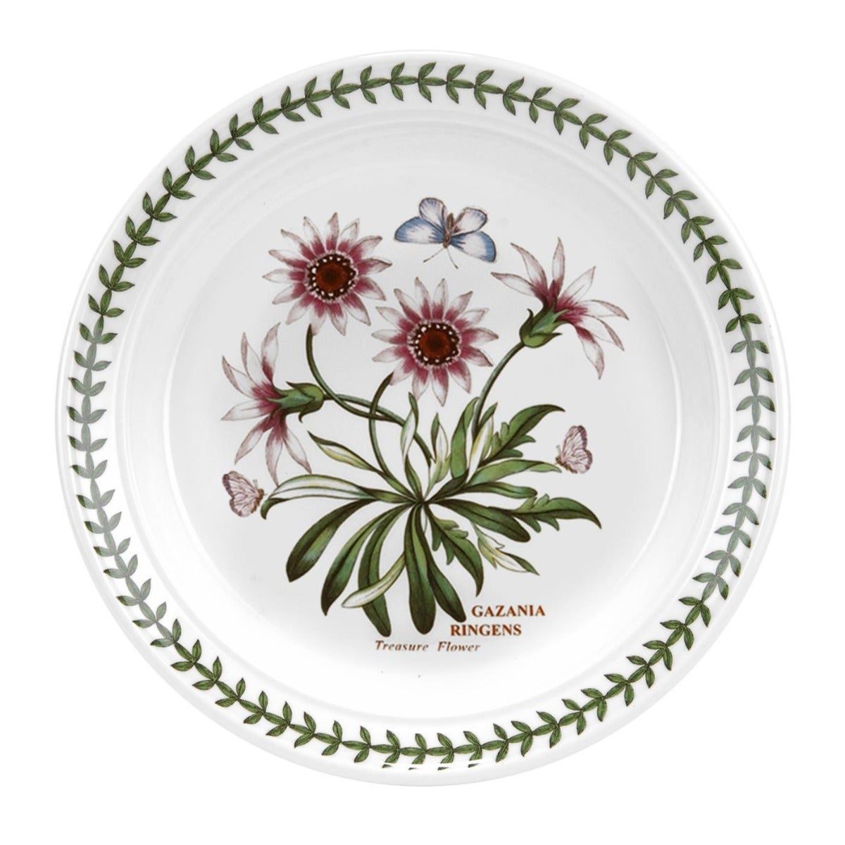 Seconds Portmeirion Botanic Garden Set Of 6 8 Inch Plates - Treasure Flower