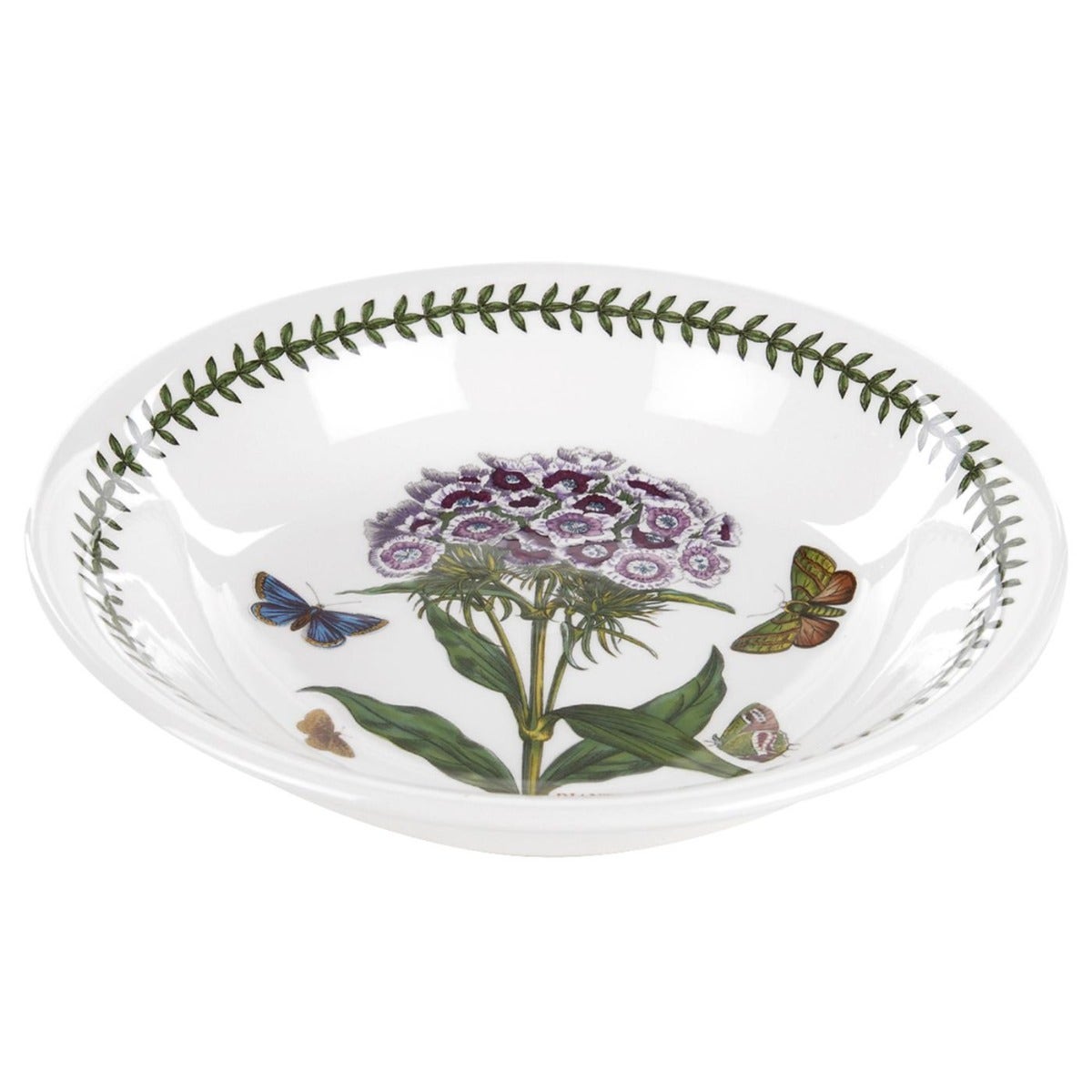 Seconds Portmeirion Botanic Garden 8 Inch Pasta Bowl - Sweet William