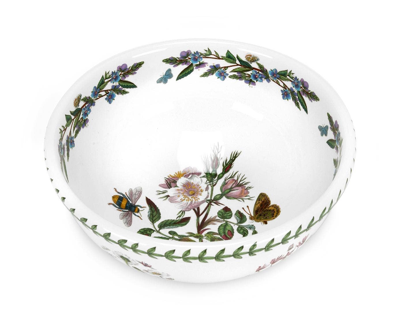 Portmeirion Botanic Garden 9 Inch Salad Bowl Dog Rose