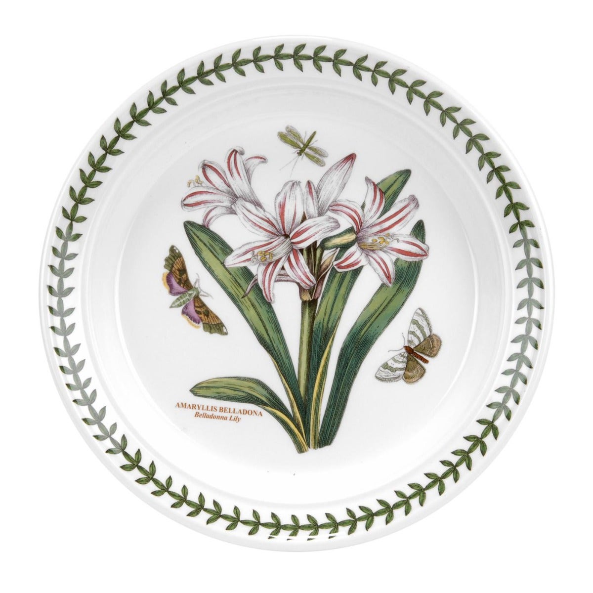 Seconds Portmeirion Botanic Garden 8 Inch Plate Belladonna Lily Single