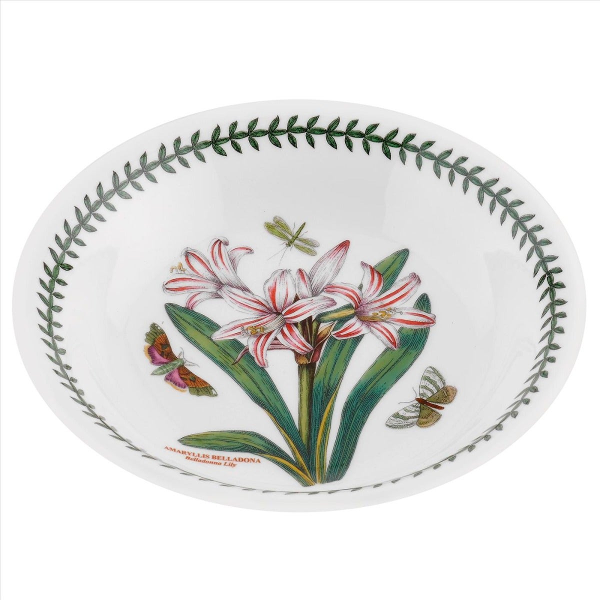 Seconds Portmeirion Botanic Garden 8 Inch Pasta Bowl Belladonna Lily Single