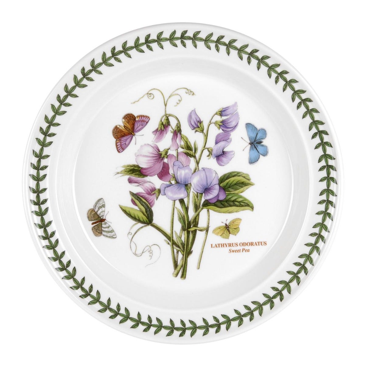 Seconds Portmeirion Botanic Garden 10 Inch Plate Sweet Pea Single