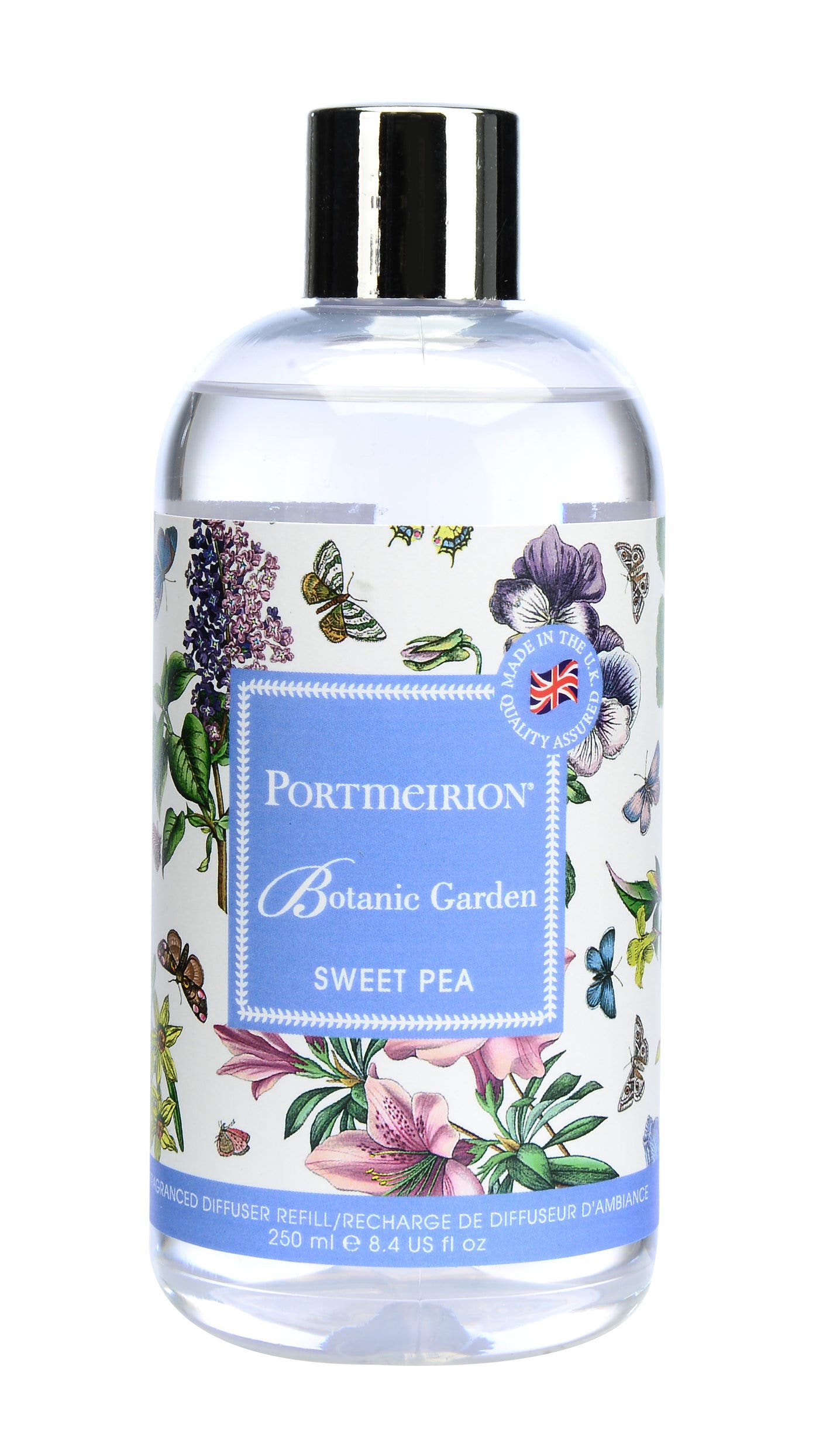 Portmeirion Botanic Garden 250ml Reed Diffuser Refill - Sweet Pea