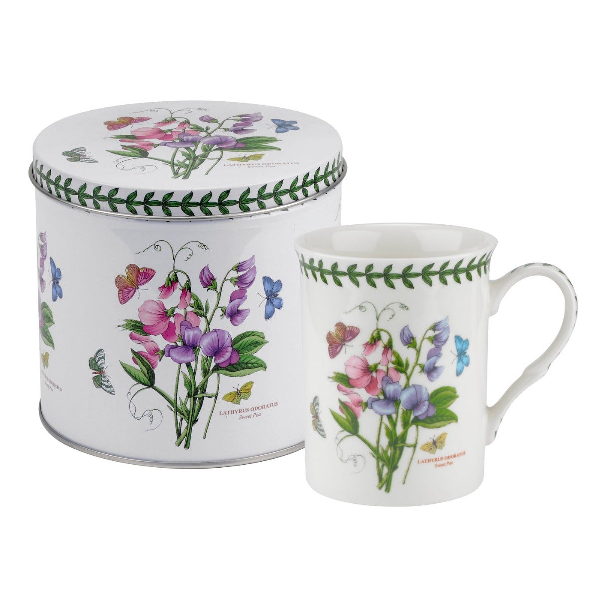 Portmeirion Botanic Garden Mug & Tin Set Sweet Pea