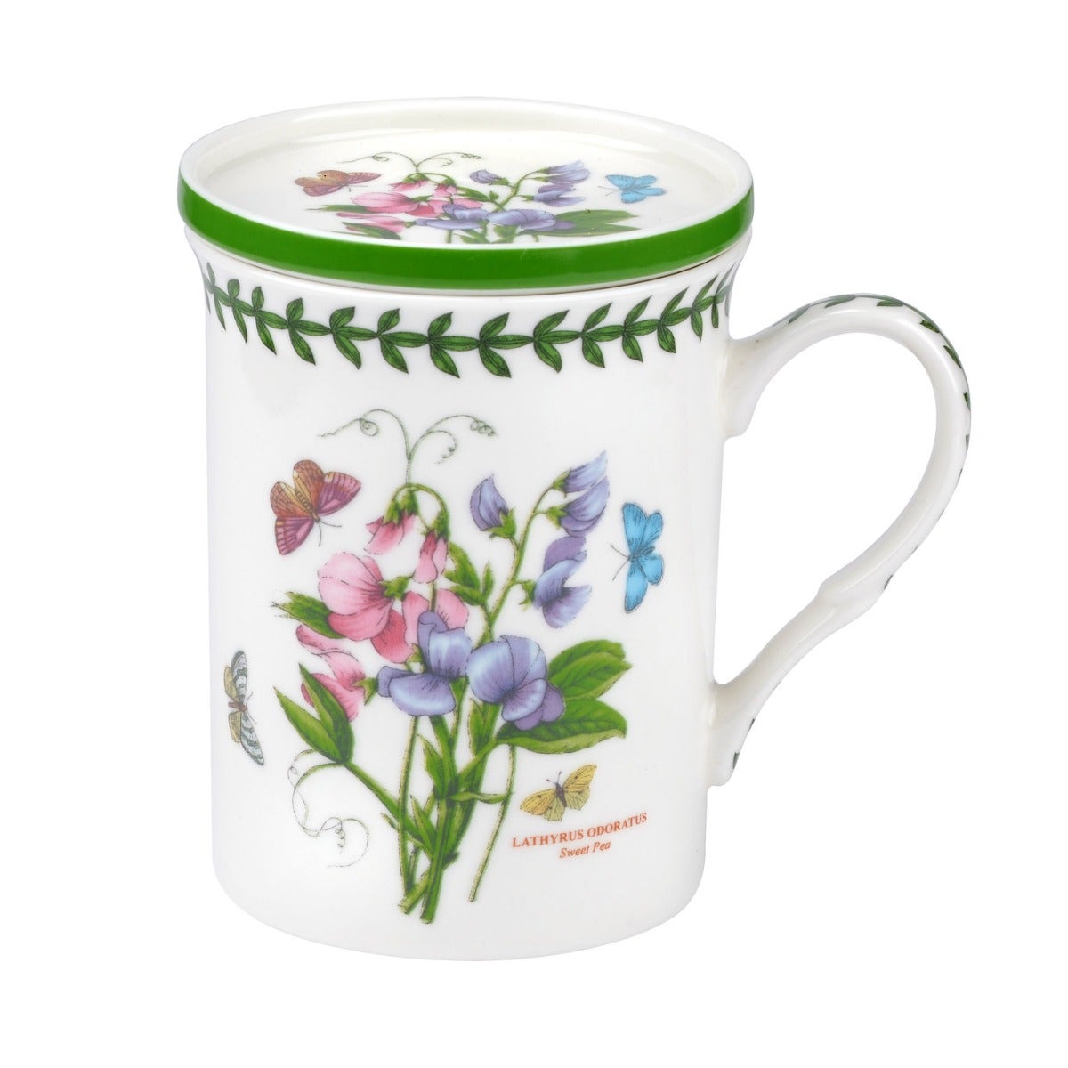 Portmeirion Botanic Garden Mug & Coaster Set - Sweet Pea