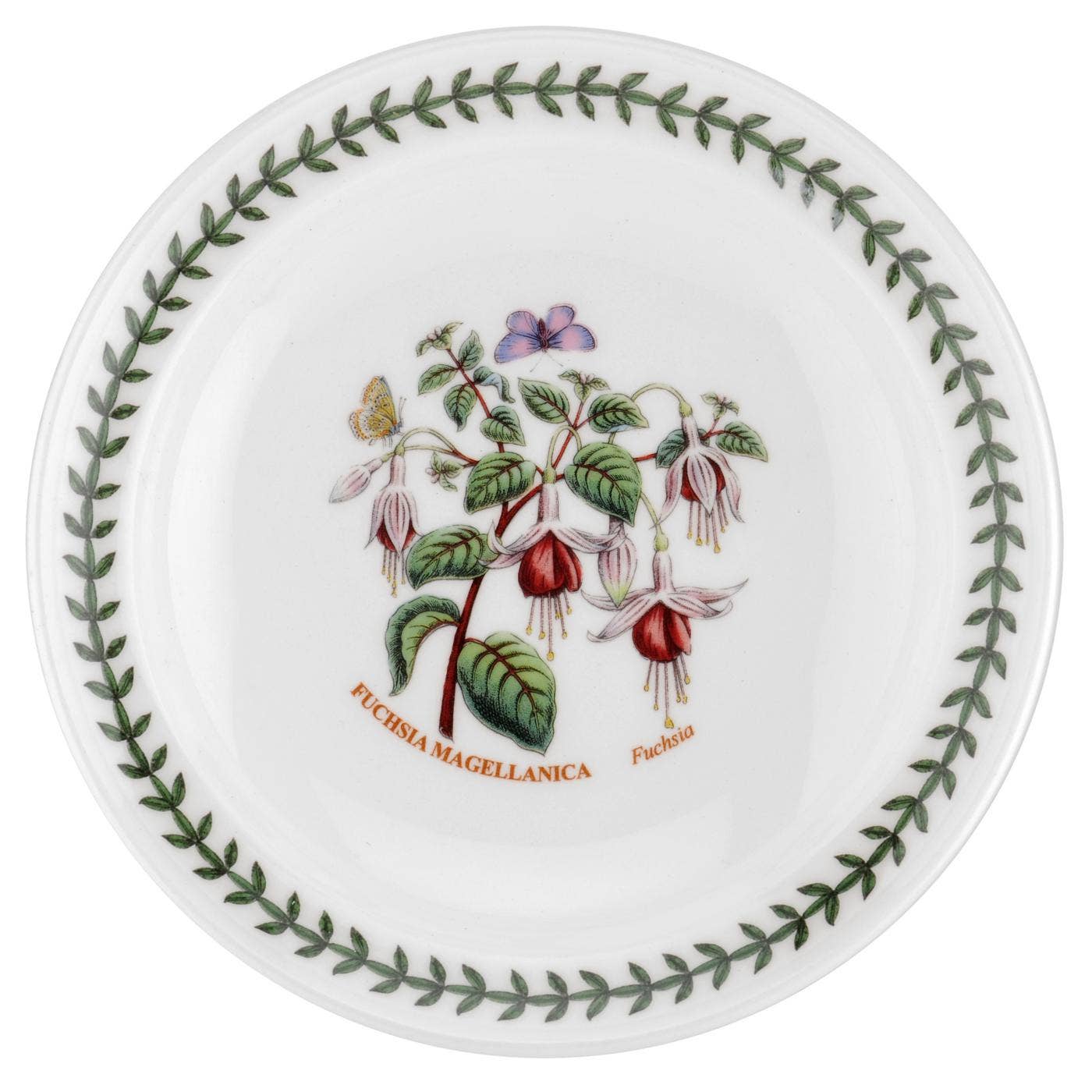 Portmeirion Botanic Garden Bread Plate Fuchsia (Romantic Shape) 