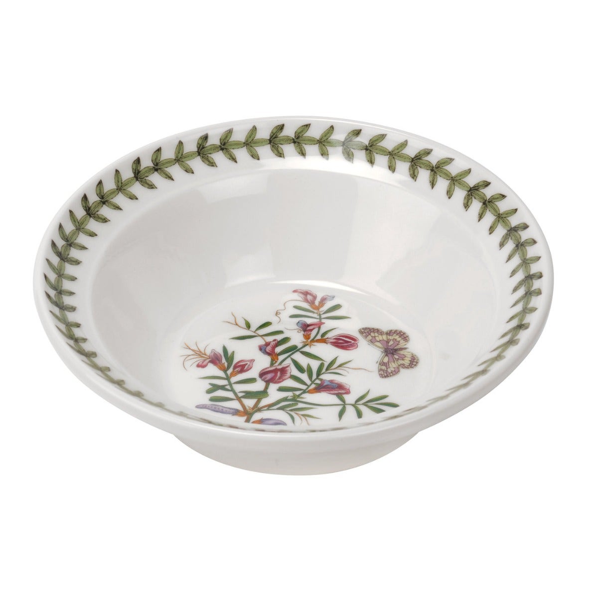 Seconds Portmeirion Botanic Garden Oatmeal Bowls Common Vetch Set of 6