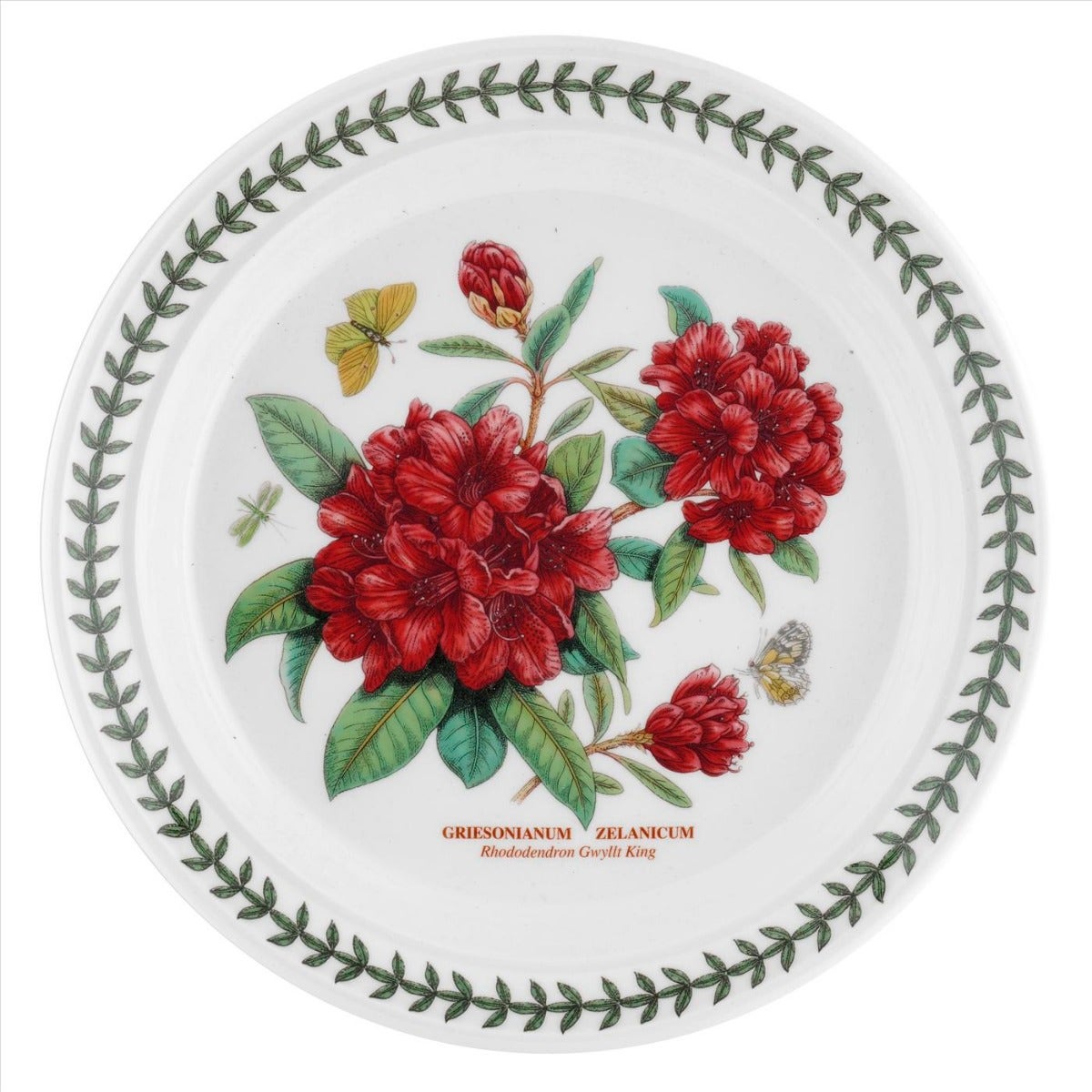 Seconds Portmeirion Botanic Garden 10 Inch Plate - Rhododendron