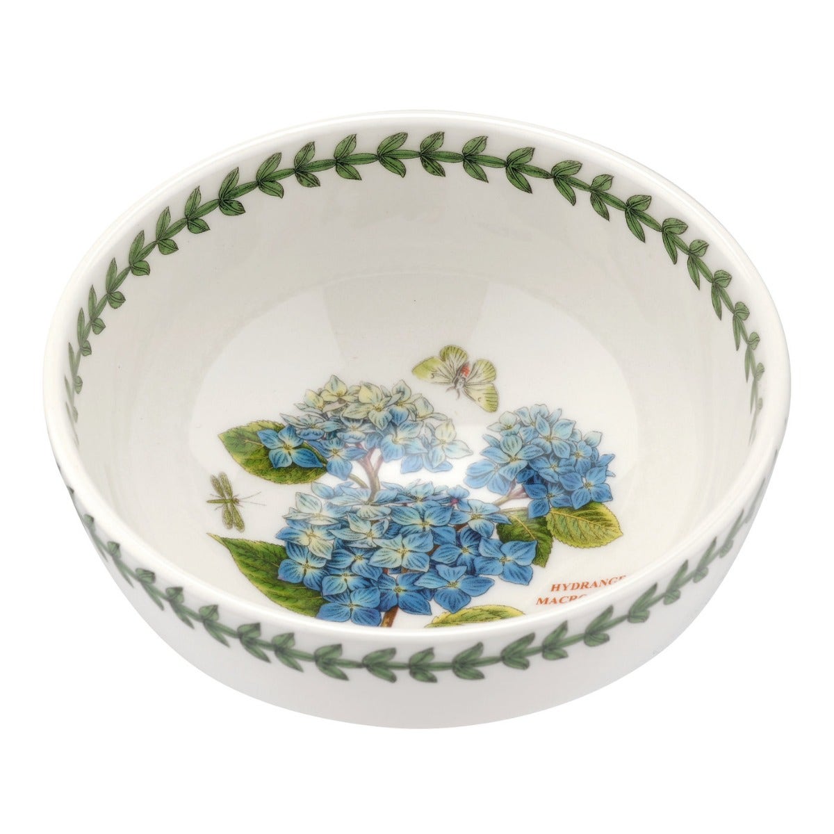 Seconds Portmeirion Botanic Garden Set Of 6 5.5 Inch Rimless Bowls - Hydrangea