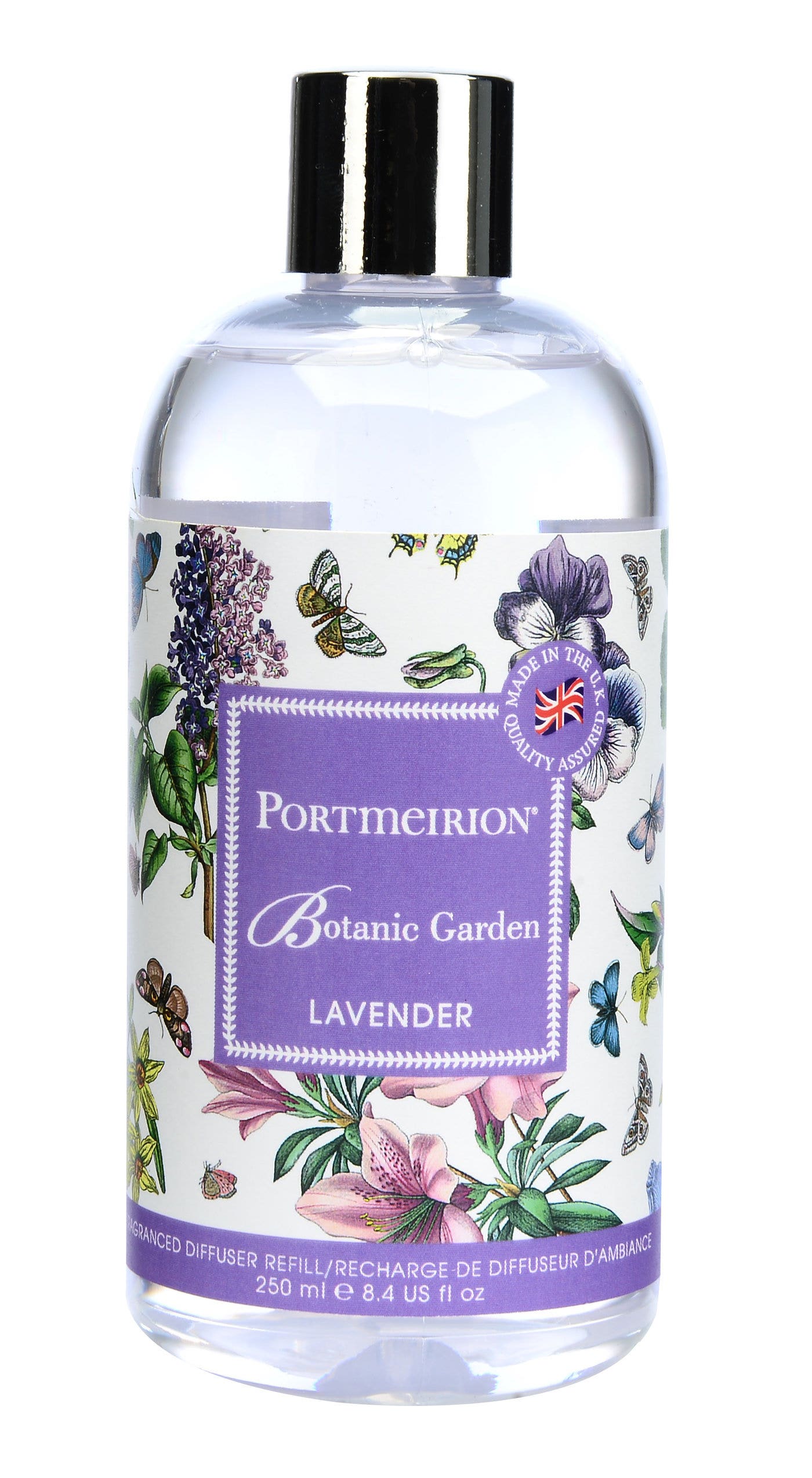 Portmeirion Botanic Garden 250ml Reed Diffuser Refill - Lavender