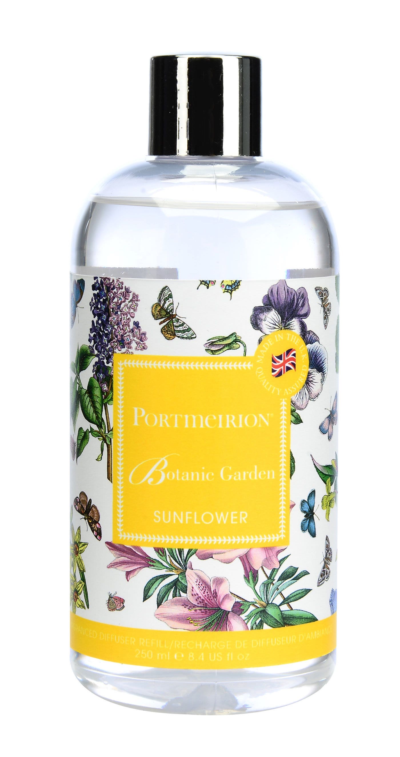 Portmeirion Botanic Garden 250ml Reed Diffuser Refill - Sunflower 