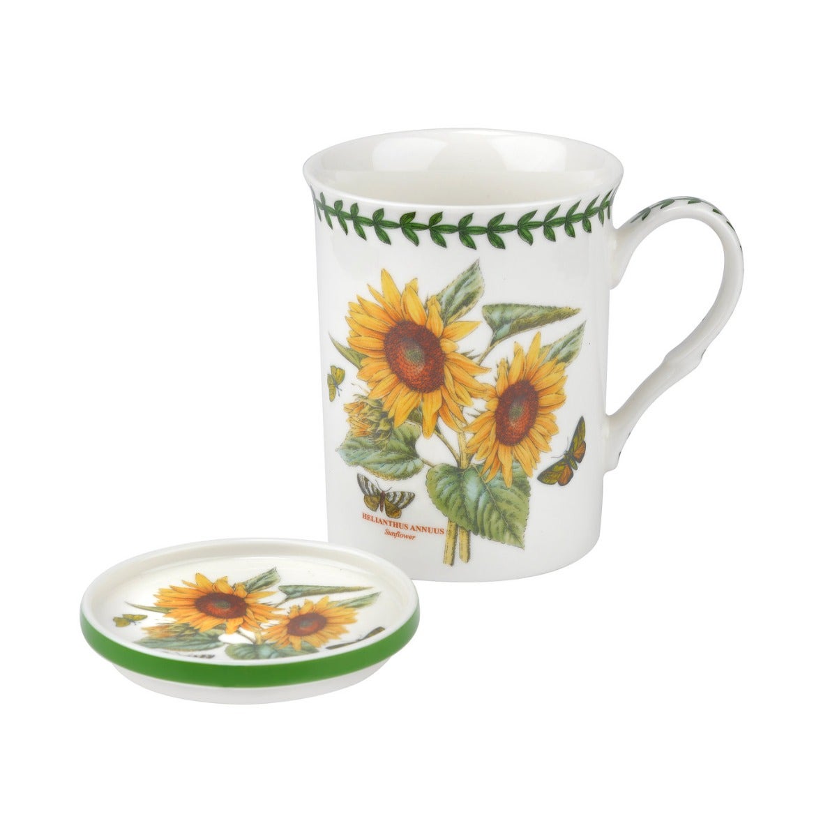 Portmeirion Botanic Garden Mug & Coaster Set - Sunflower