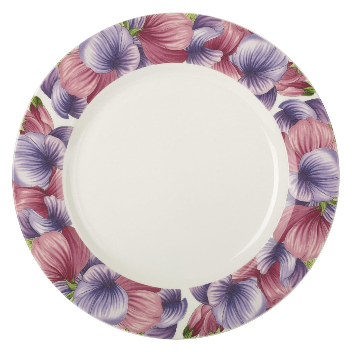 Seconds Portmeirion Botanic Blooms 11 Inch Dinner Plate - Sweet Pea