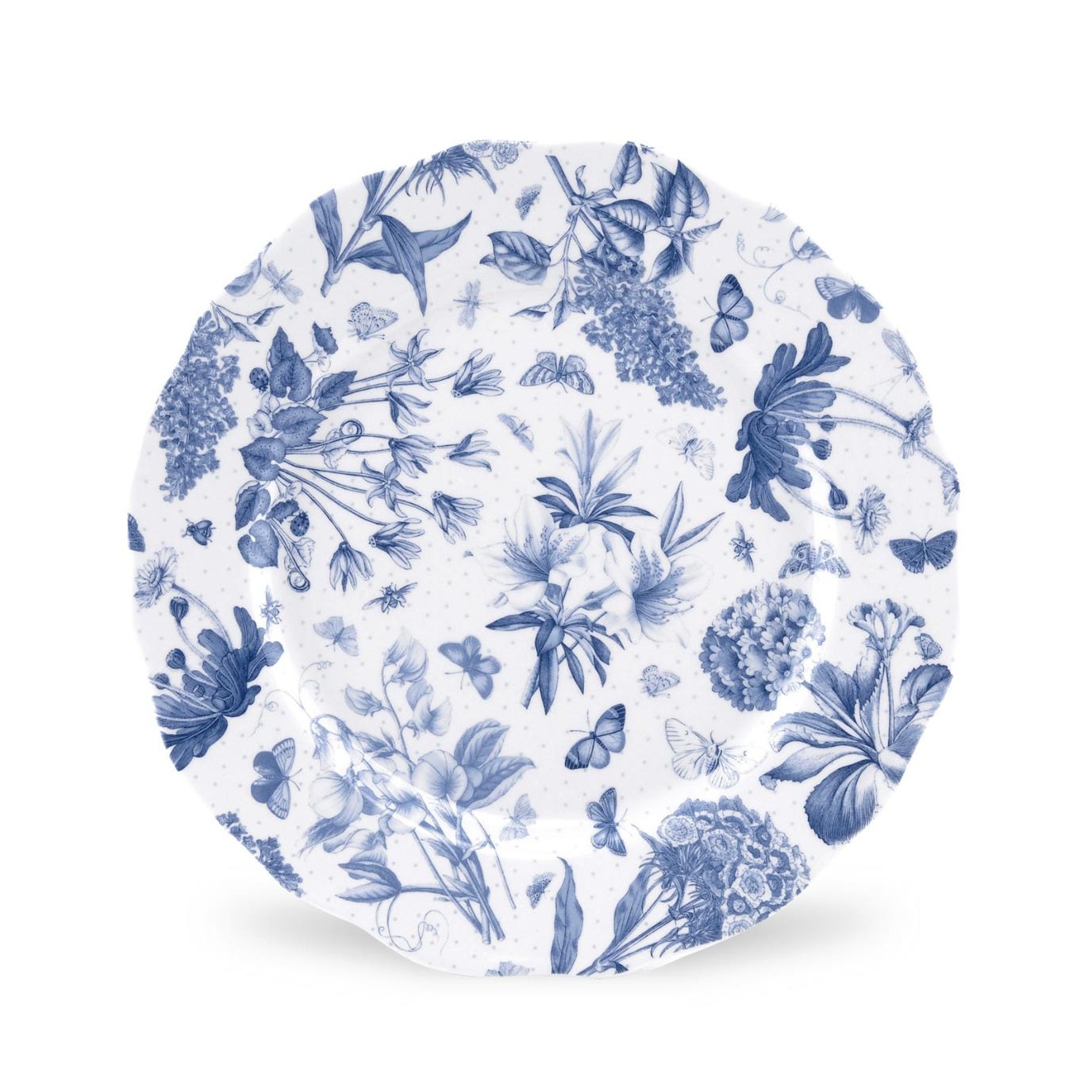 Portmeirion Botanic Blue 10.75 inch Dinner Plate set of 4