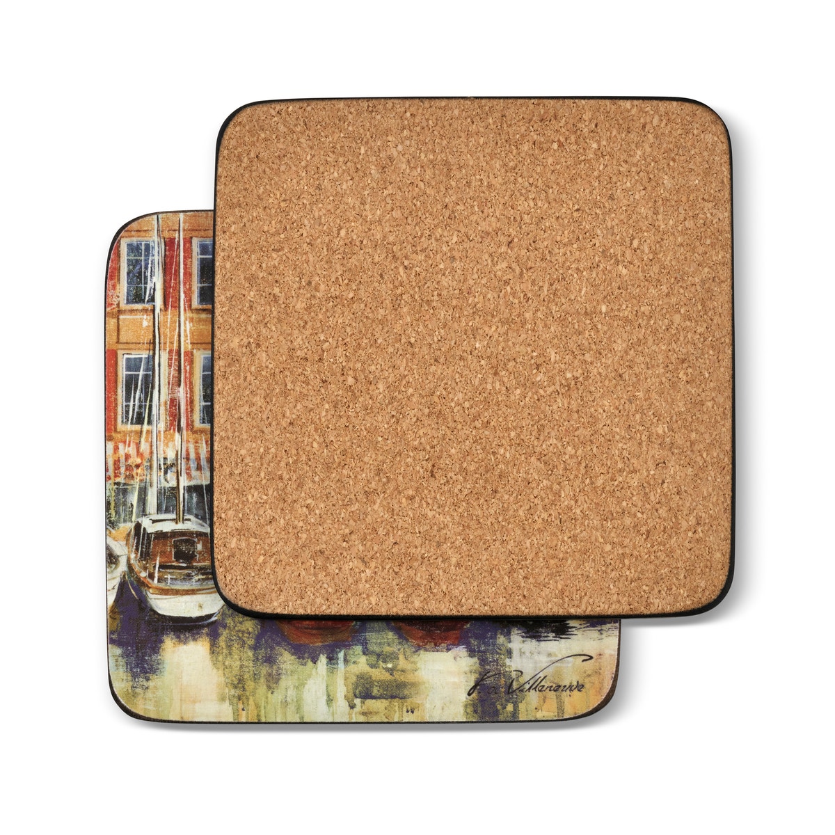 Pimpernel Boat Scene Coasters Set of 6