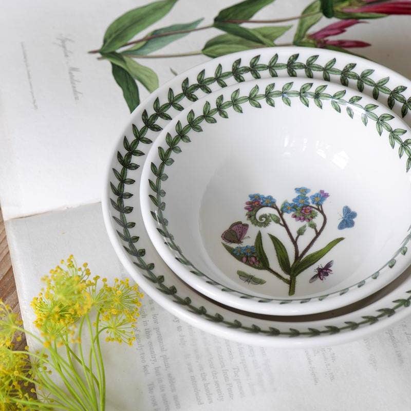 Seconds Portmeirion Botanic Garden 6 inch Oatmeal Bowl - Rhododendron