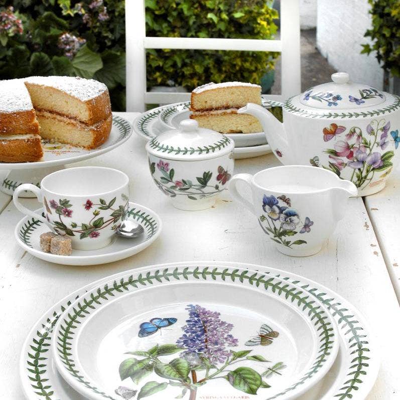 Seconds Portmeirion Botanic Garden Set of 6 Breakfast Mug - No Guarantee of Flower Selection