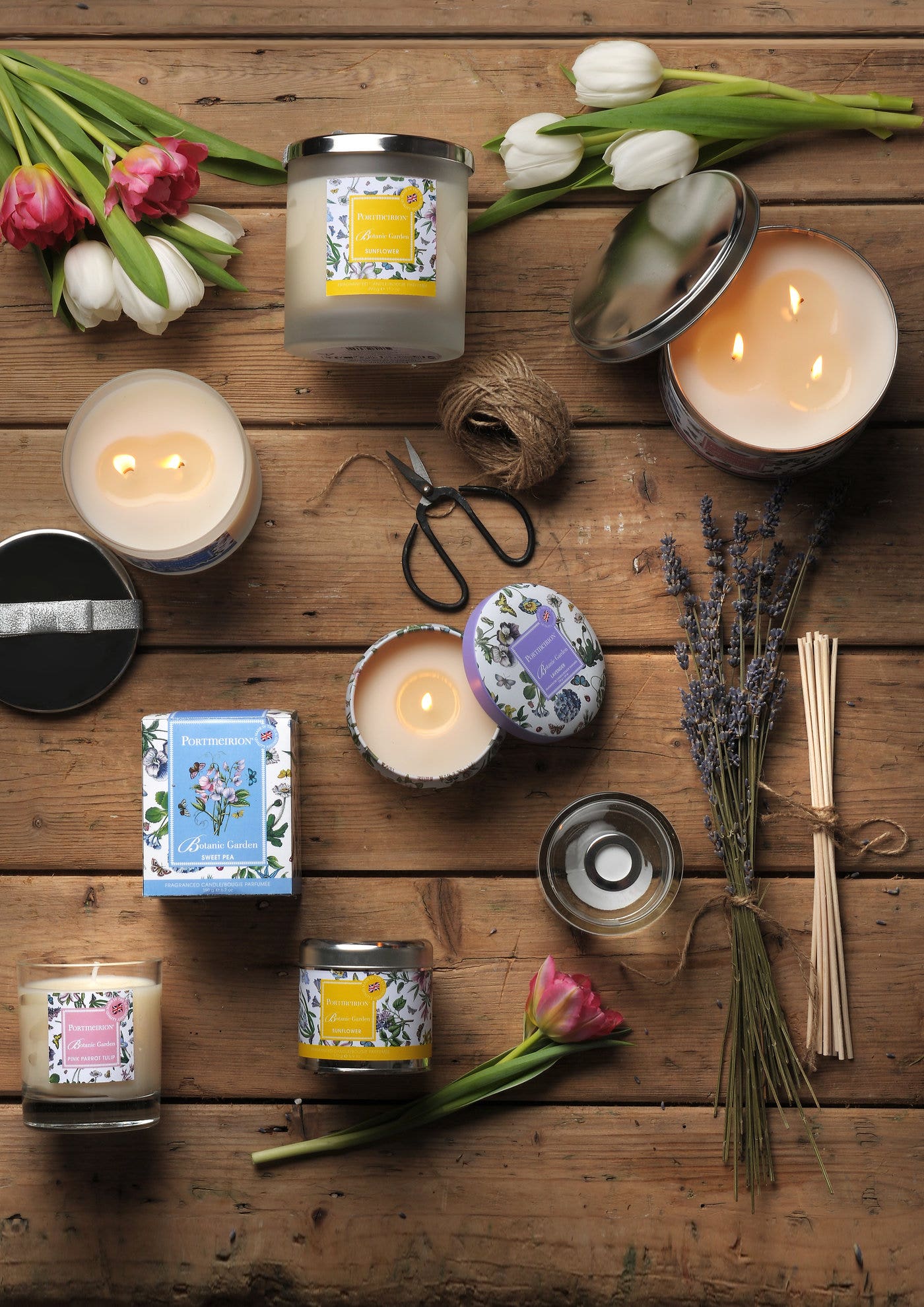 Portmeirion Botanic Garden Tin Candle - Sunflower 