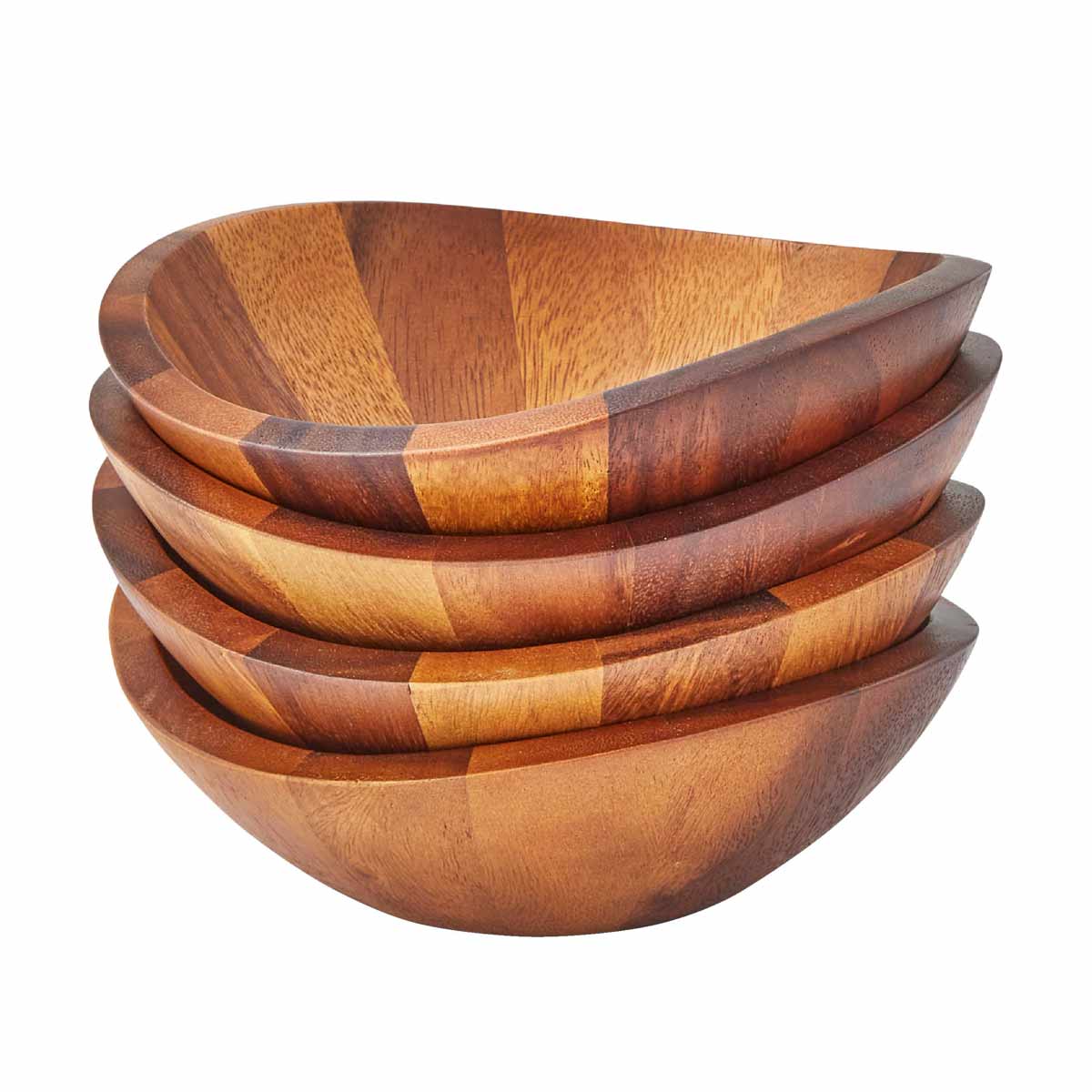 Nambé Braid Set of 4 Salad Bowls